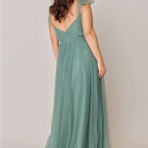 Revelry Serenity Tulle Bridesmaid Dress in Rosemary NWT